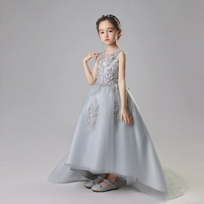 Girl's Princess Evening Dresses: Exquisite Tutu Skirt for Catwalk