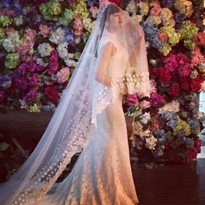 Korean Bride Extra Long Veil