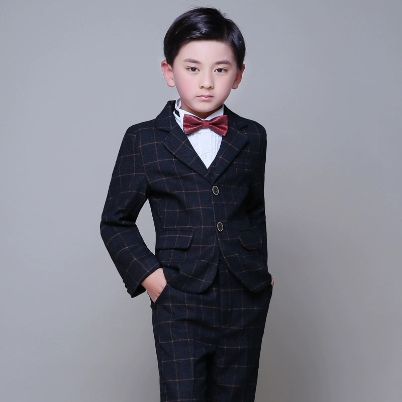 Elegant Classic Fit Boys Suit Set Attire for Special Occasions