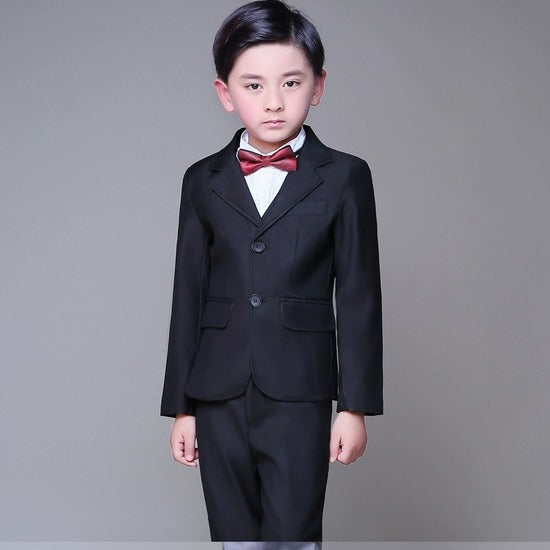 Classic Children's Suit Set: Korean Style Jacket for Flower Boys | Amehandmadesg