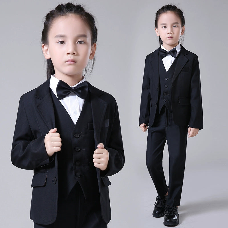 Korean Style Children's Leisure Suit: Flower Boy Jacket Set