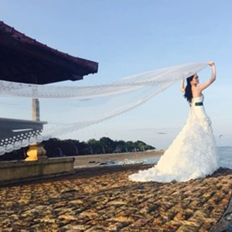 Korean Bride Extra Long Veil