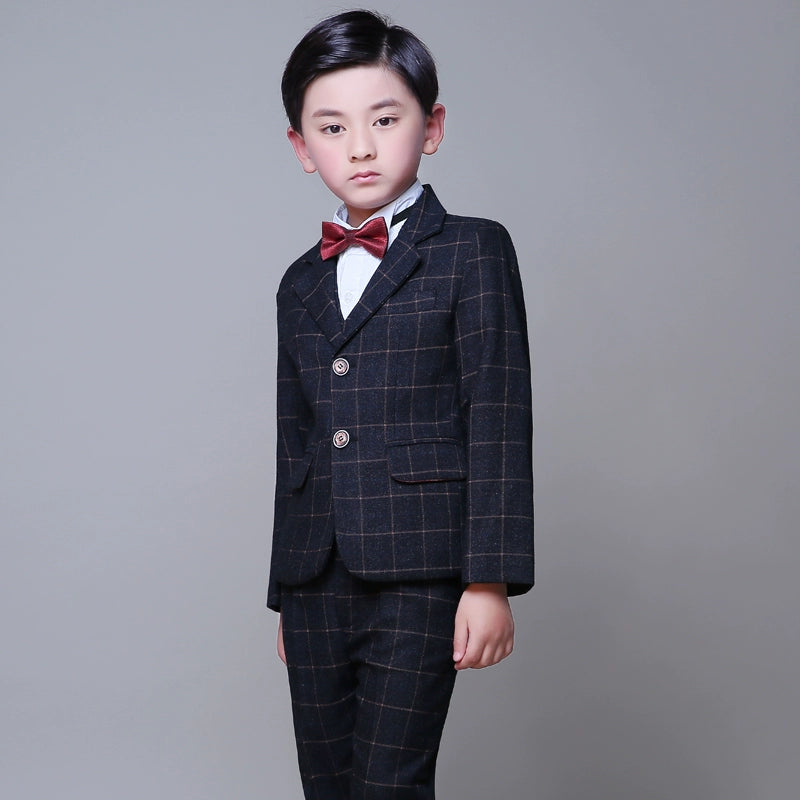 Elegant Classic Fit Boys Suit Set Attire for Special Occasions
