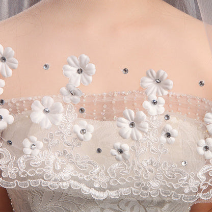 White Wedding Veil