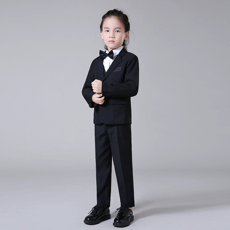 Korean Style Children's Leisure Suit: Flower Boy Jacket Set