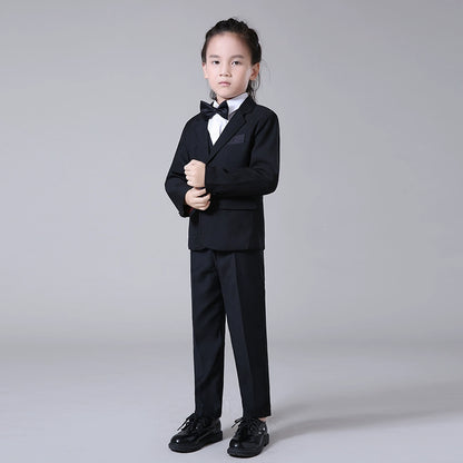 Korean Style Children's Leisure Suit: Flower Boy Jacket Set