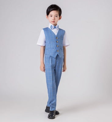 Flower Boy Vest Suit Set - Classic Children's Piano Costume