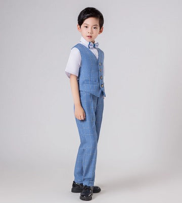 Flower Boy Vest Suit Set - Classic Children's Piano Costume