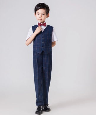 Flower Boy Vest Suit Set - Classic Children's Piano Costume