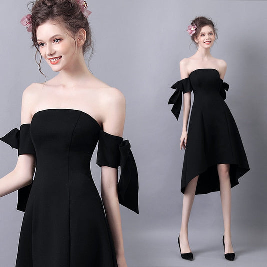 Celebrity Sexy Bow sleeve Slim Off Shoulder Dress Stage Dance Dressing Vestidos elegant dress women