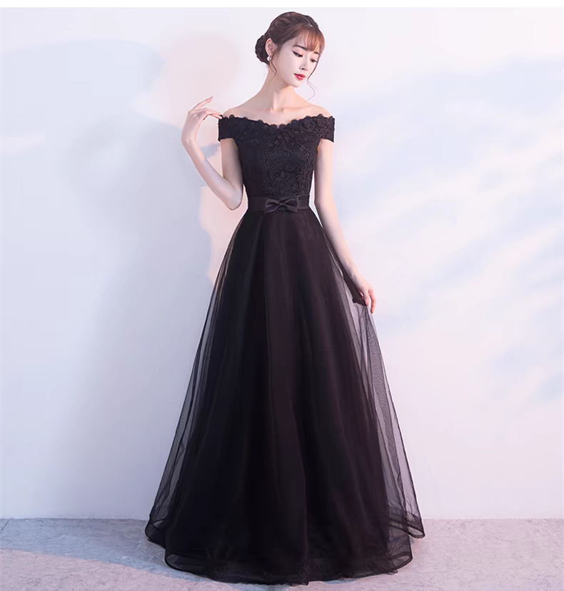 EG-SALE-AME-00220 Wine red bride wedding toast dress wedding thank you banquet wedding dress evening dress etiquette dress annual meeting host