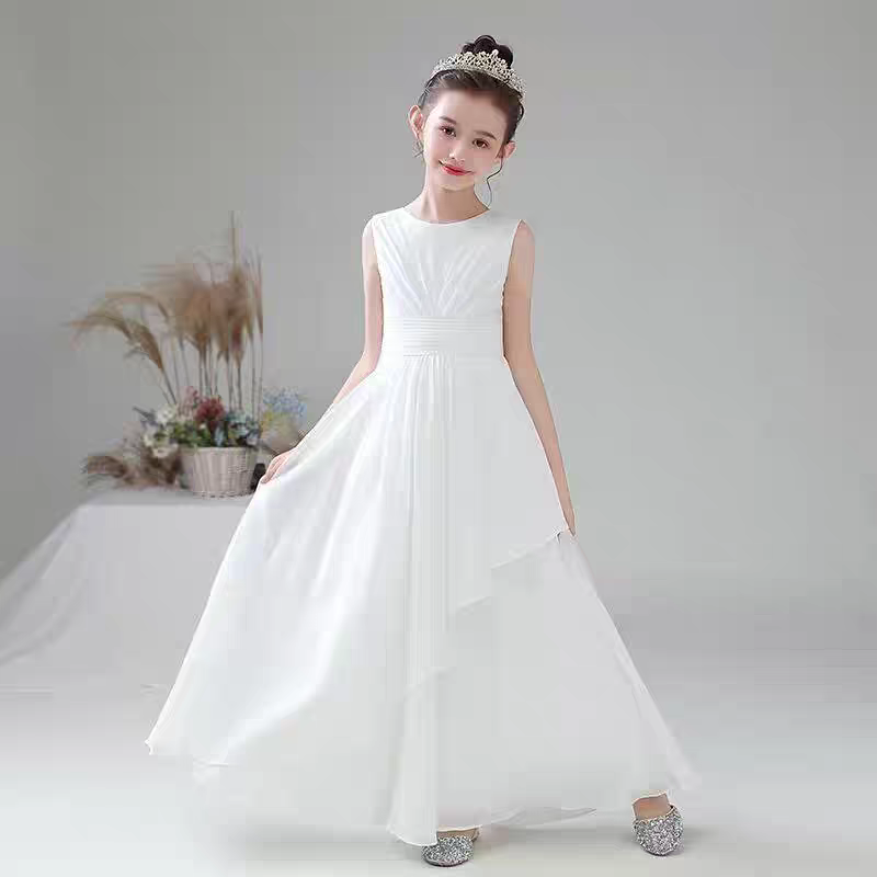 EG-SALE-AME-00170 Girls' high-end host piano grade test violin performance clothes orchestra chorus host small dress