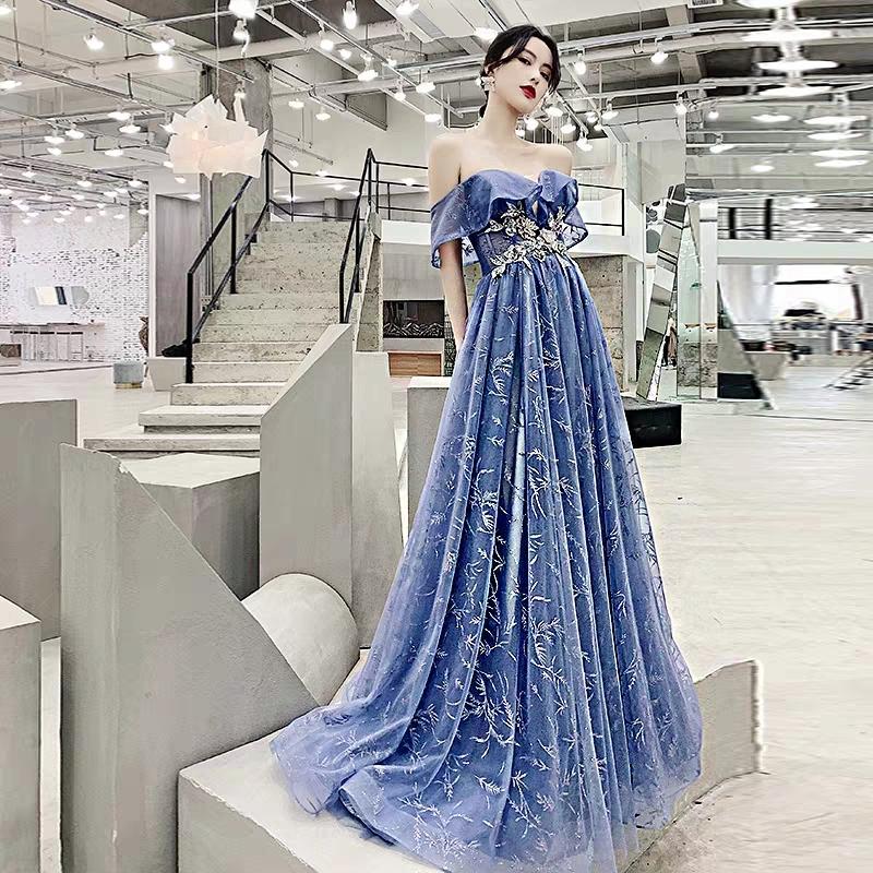 Adult evening dress female fairy dreams Mori floating silk super fairy students 18-year-old girl high-quality annual meeting dress