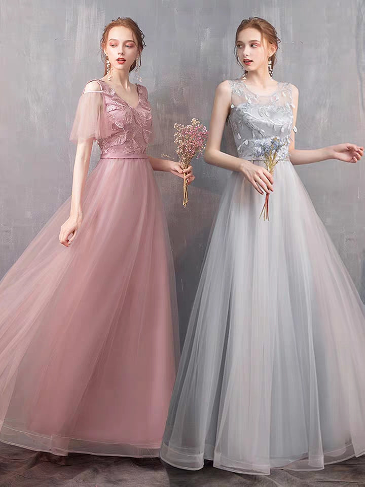 Bridesmaid dress 2019 new autumn slimming girlfriends banquet hosted l Ame handmadesg