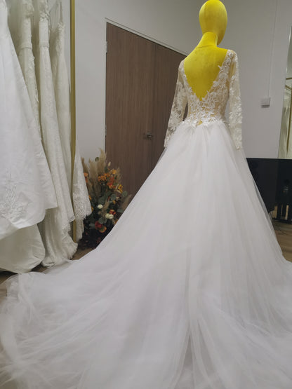 Wedding Bridal Gown R-0329