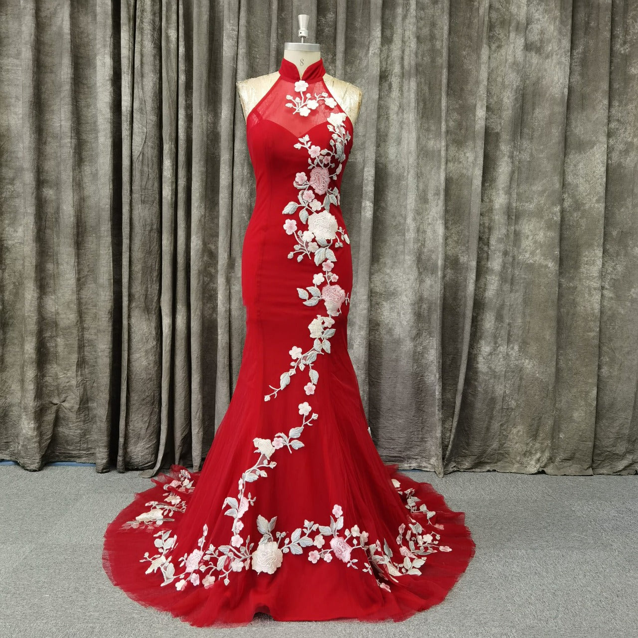 Cheongsham Wedding bridal gown 7-030