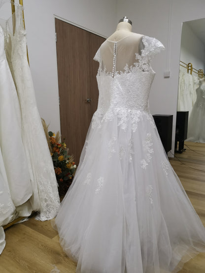 Wedding bridal gown R-0011
