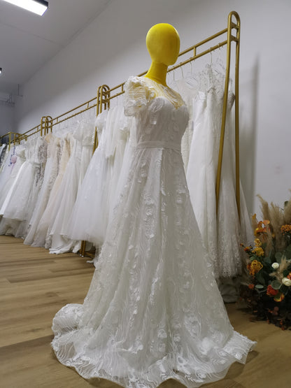 Wedding bridal gown R-0009