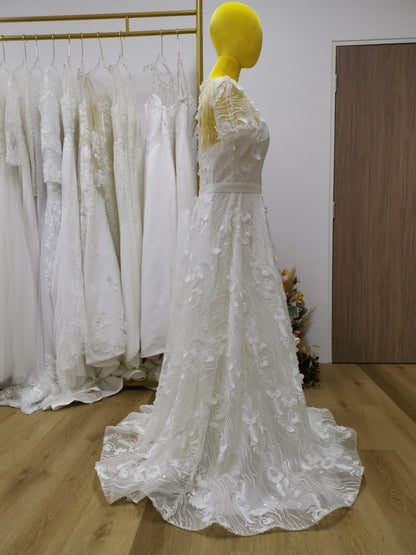 Wedding bridal gown R-0009