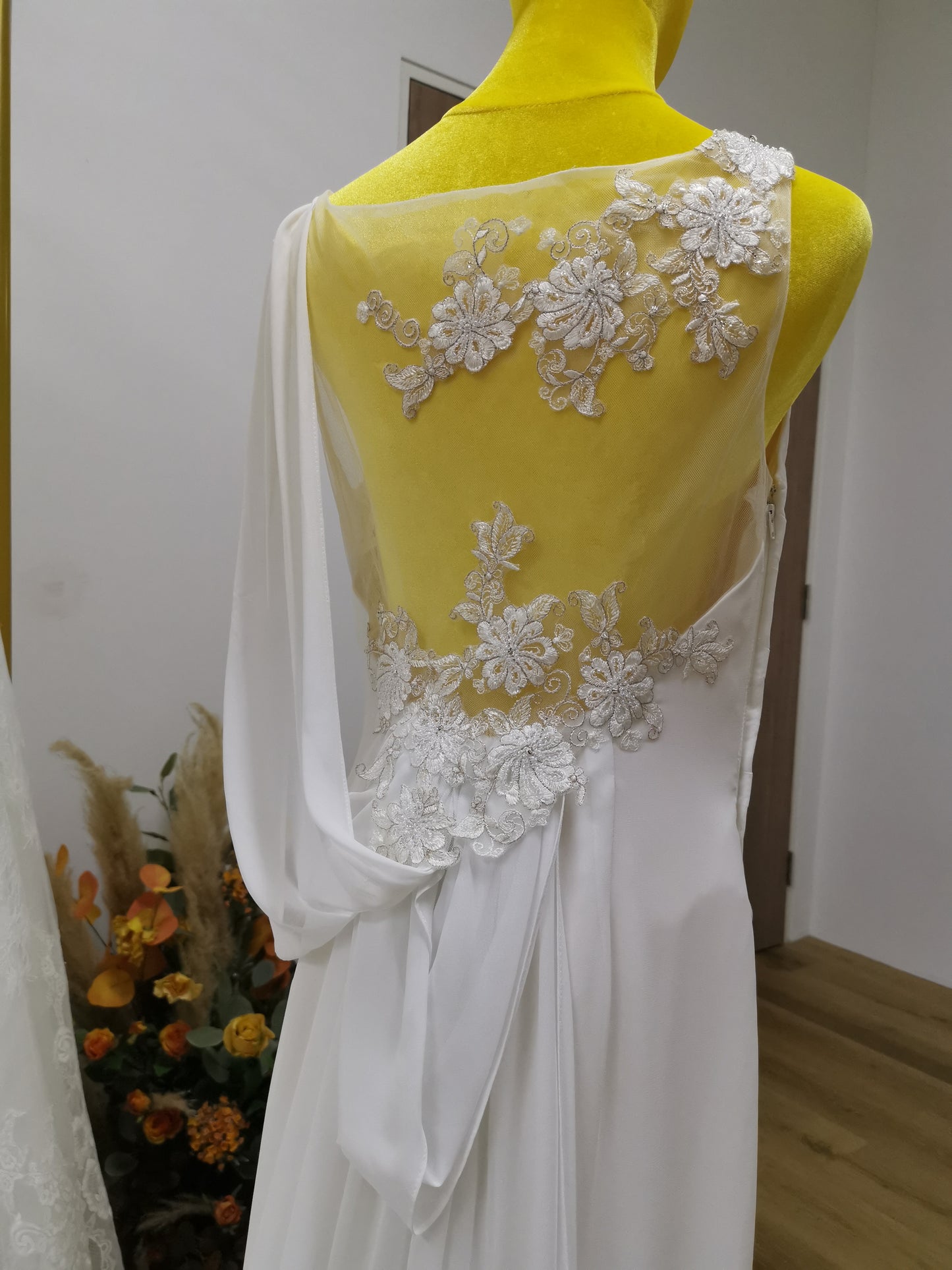 wedding bridal gown R-0007
