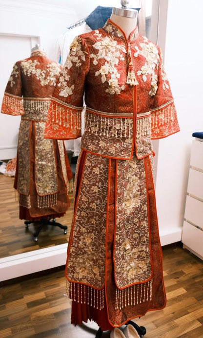 Traditional Chinese wedding dress KUA R1901