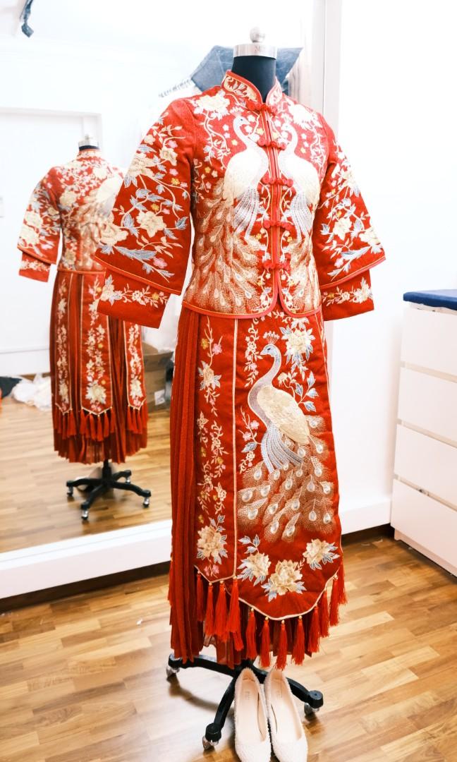 Traditional Chinese wedding dress KUA R1902