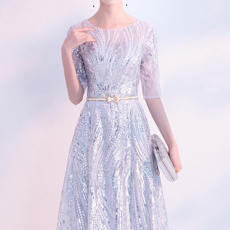 Evening Dress Female Autumn And Winter Banquet Party Fashion Elegant