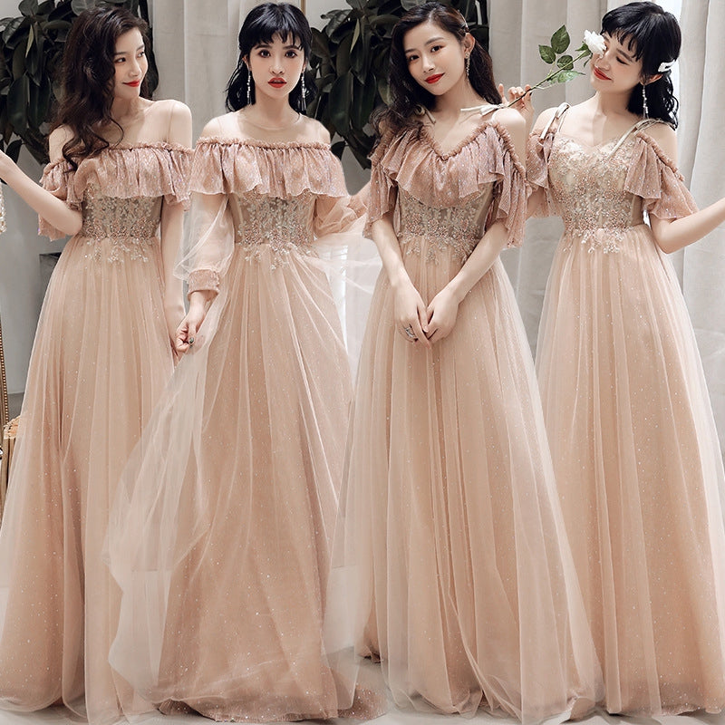 immortal. Summer Sisters'Wedding Dresses Long Graduation Dresses Show Slim Girls