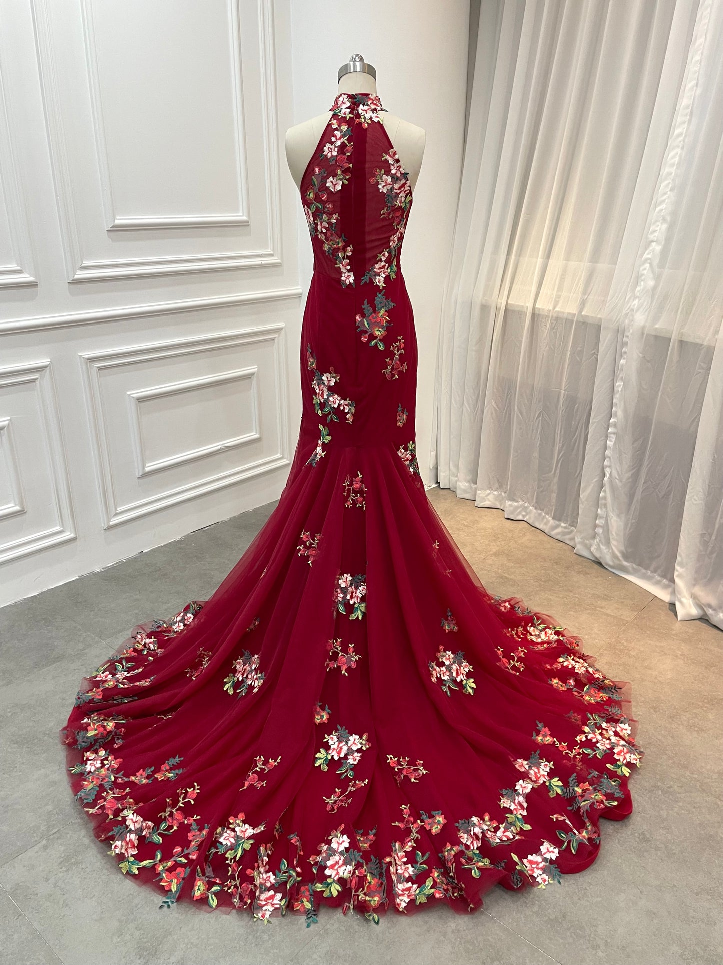 Cheongsham Wedding bridal gown 7-143