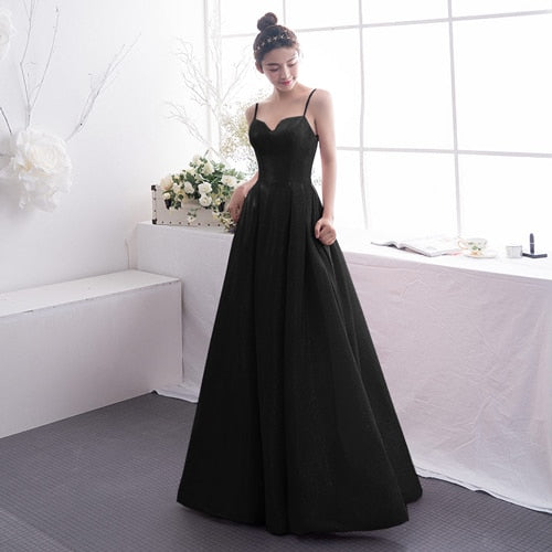 Suosikki Women's Gradient Evening Dresses Sequin V Neck Contrast Color Party Gown formal prom dresses gown