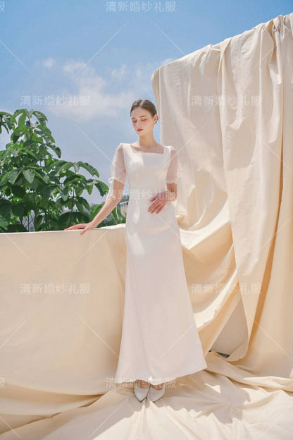 Off-Shoulder Princess ROM Gown