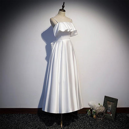 White French dress femininity long-form small crowd high-end light luxury annual meeting host dress autumn